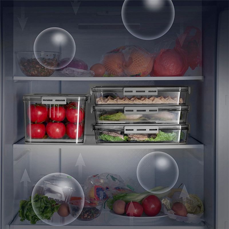 【大特価】1セットカバー付き卵団子野菜果物保存箱食品保存箱冷 - Food Storage Vegetables のレビューと価格