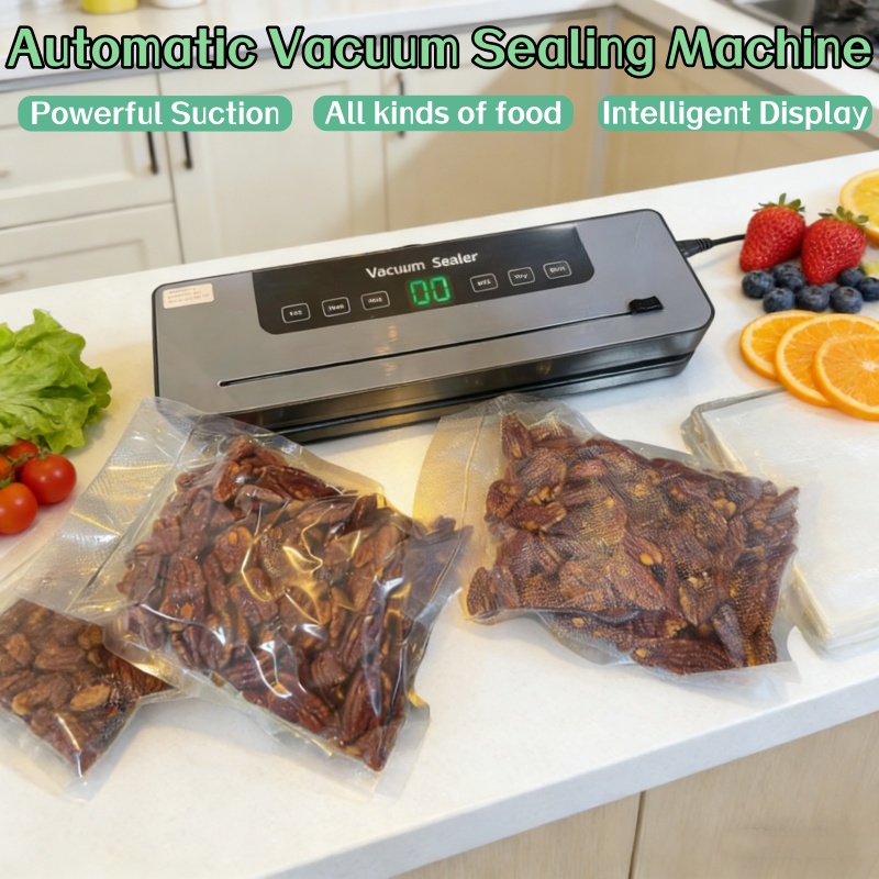 2026年式 6-in-1 自動電動真空シーラー 乾湿両用食 - Food Storage Vacuum Sealer Machine のレビューと価格