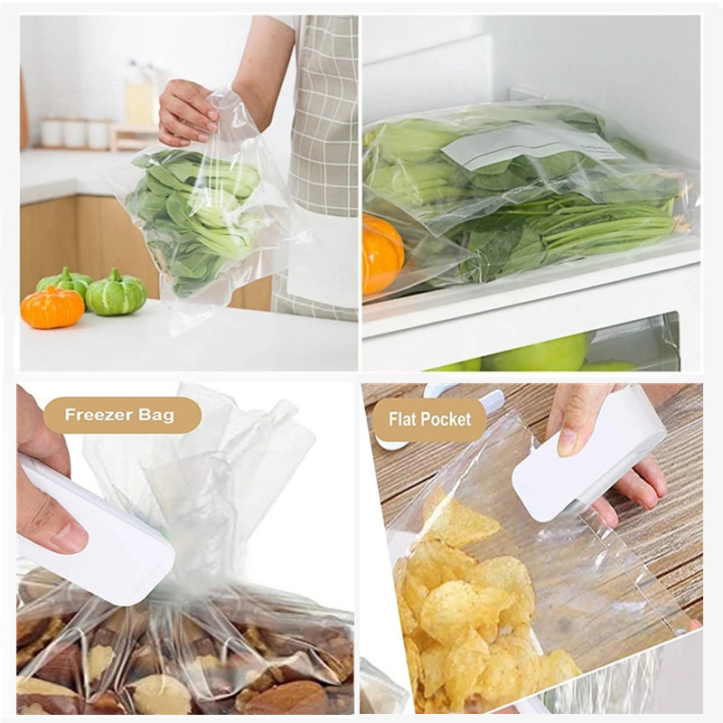 ポータブルバッグヒートシーラープラスチックパッケージ保存袋ク - Food Storage Vacuum Sealer Machine のレビューと価格