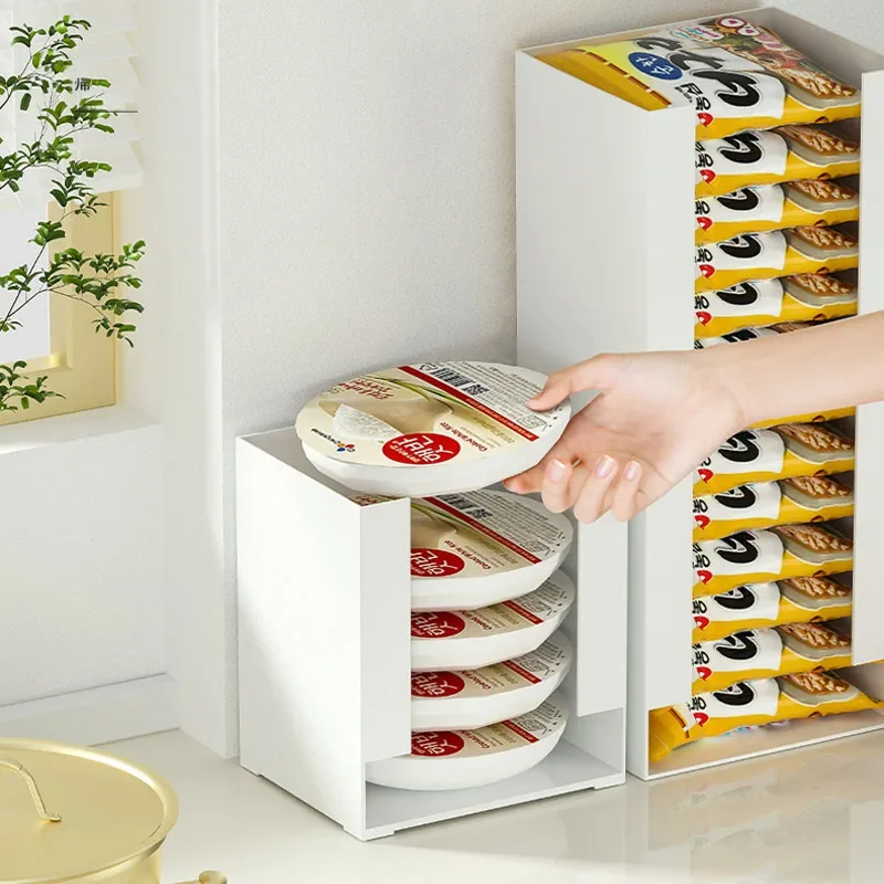 多機能インスタントラーメン収納ボックス キッチンオーガナイザ - Food Storage Cabinet For Kitchen のレビューと価格