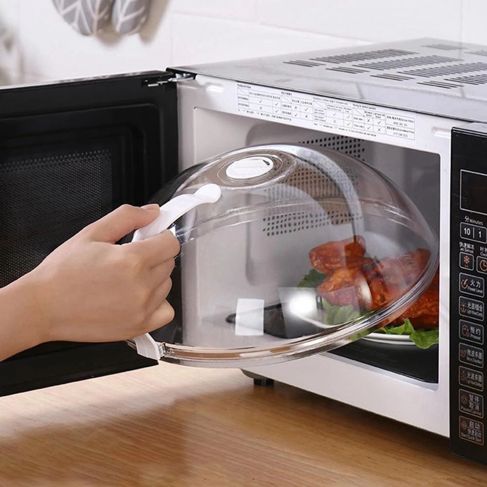 電子レンジスプラッシュカバー、スチームベント付きオーブンオイ - Food Storage Tupperware のレビューと価格
