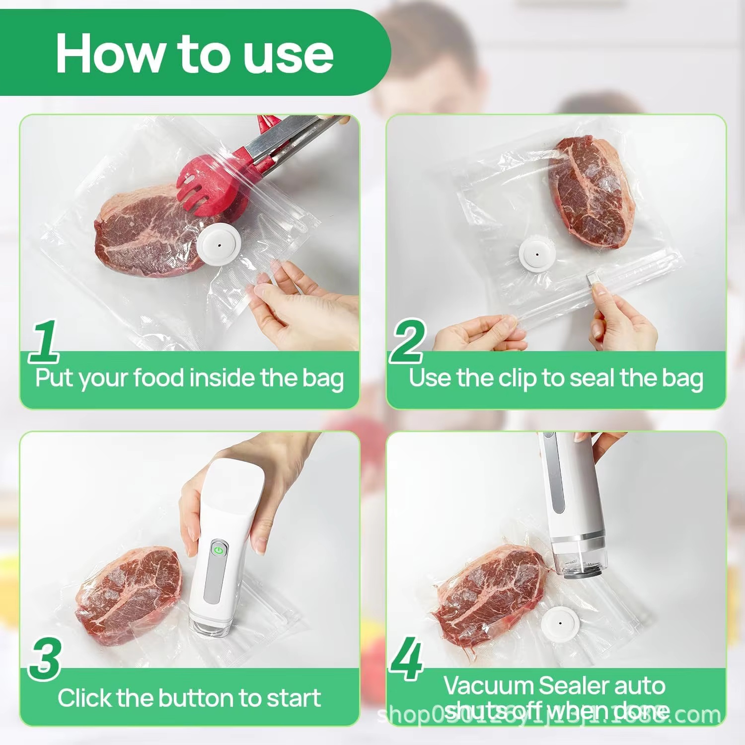真空シーラー、水タンクが見えるタイプ、携帯用真空シーラーマシ - Food Storage Vacuum Sealer Machine のレビューと価格