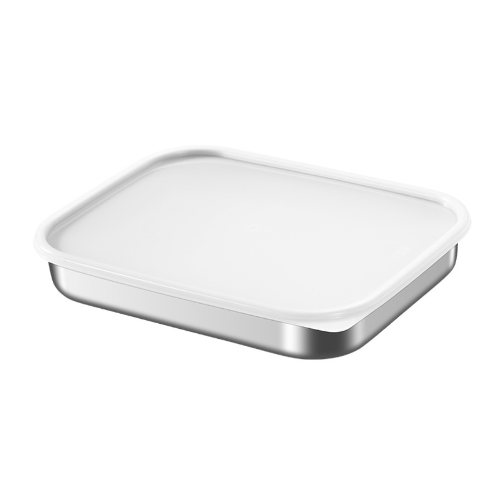 ステンレス製食品保存容器、316シリコン蓋付き、正方形鮮度保 - Food Storage Vegetables のレビューと価格