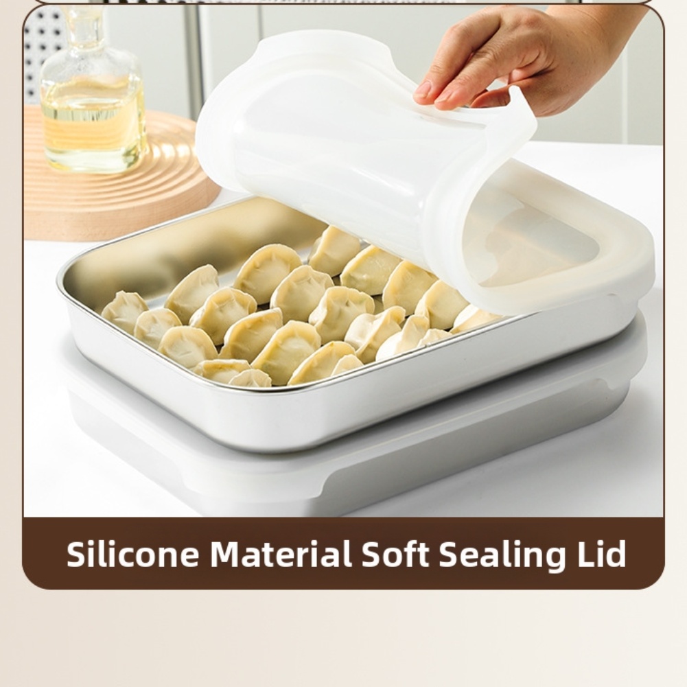 ステンレス製食品保存容器、316シリコン蓋付き、正方形鮮度保 - Food Storage Vegetables のレビューと価格