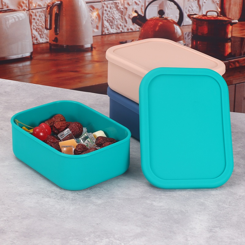 YONG HAO シリコン製弁当箱 長方形 漏れ防止ランチ容 - Food Storage Tupperware のレビューと価格