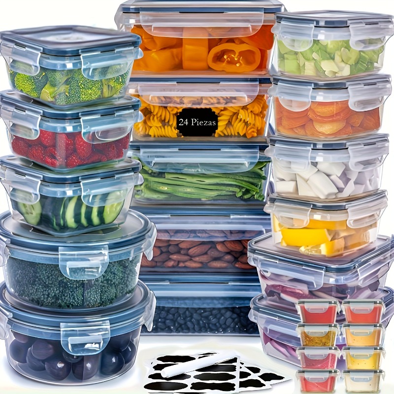48個入り BPAフリー食品保存容器セット – キッチン、パ - Food Storage Ideas のレビューと価格