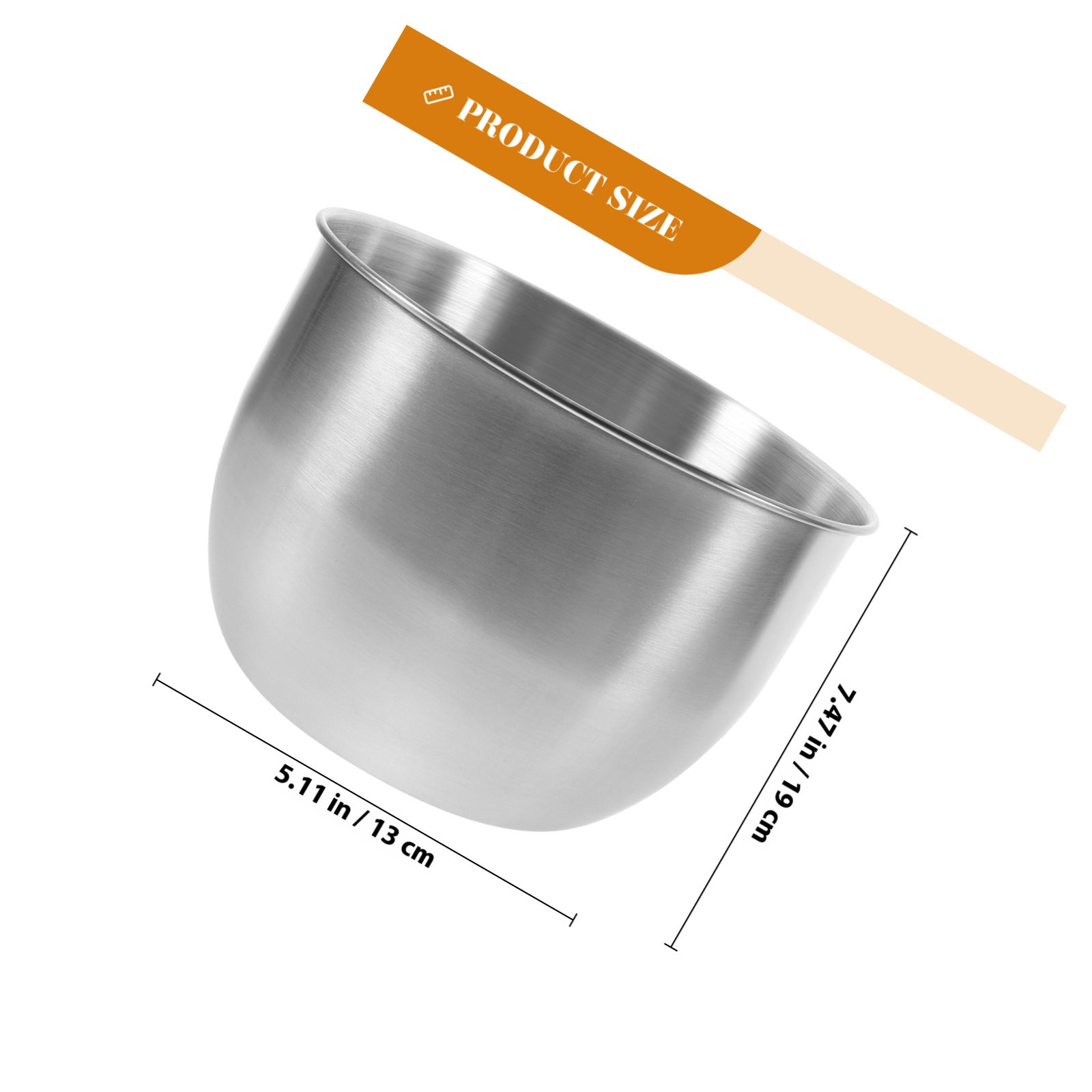 深型ステンレス製ミキシングボウル、厚い金属製キッチンボウル、 - Storage Food Prep のレビューと価格