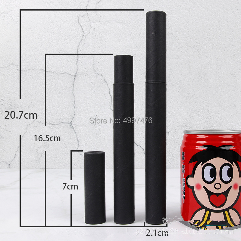 カバーふた付きクラフトチューブボックス、ブラック、ブラウンク - Food Storage Plant のレビューと価格
