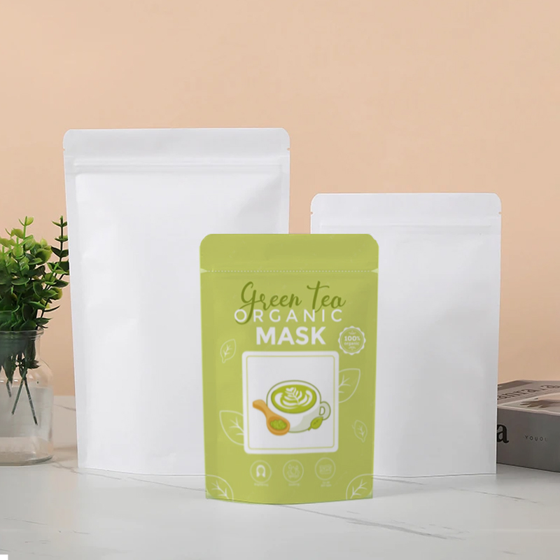 カスタマイズ可能な白クラフト紙ジップロック包装袋 DIY コ - Food Storage Plant のレビューと価格