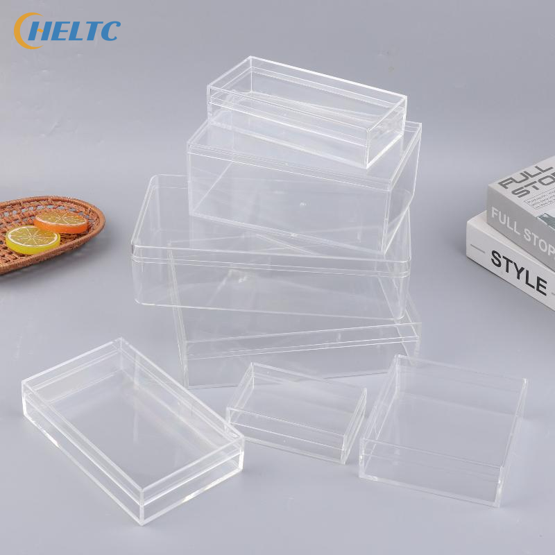厚みのある長方形アクリル収納ボックス高透明食品ギフト包装植物 - Food Storage Plant のレビューと価格